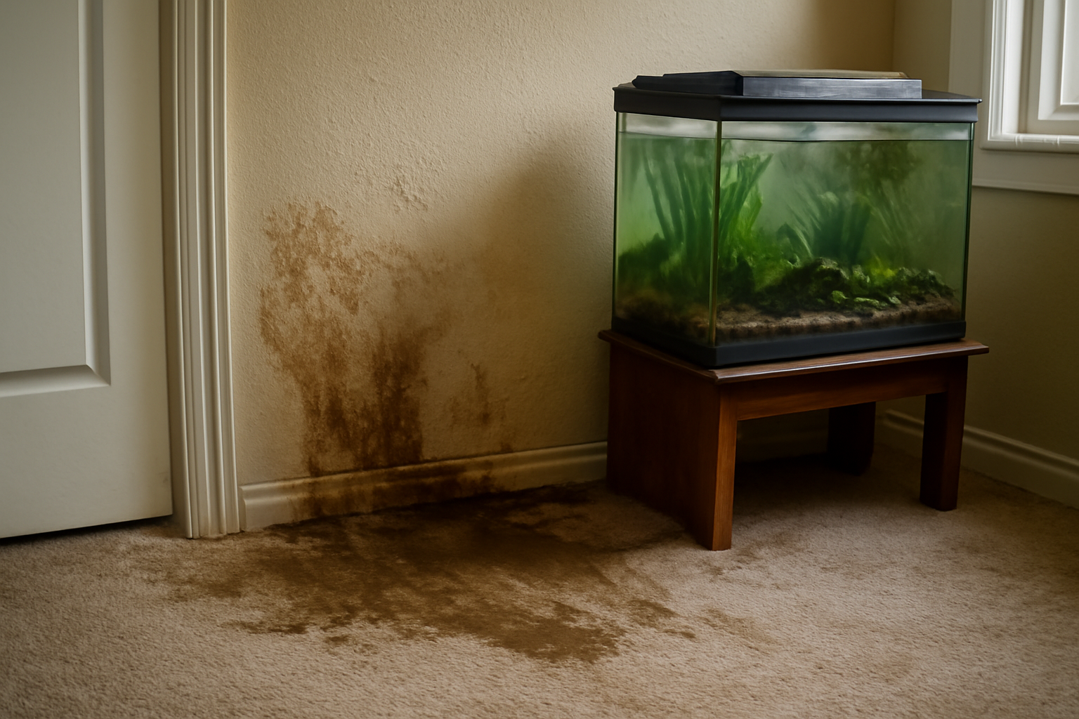Aquarium Leak Water Removal in Aldine, TX