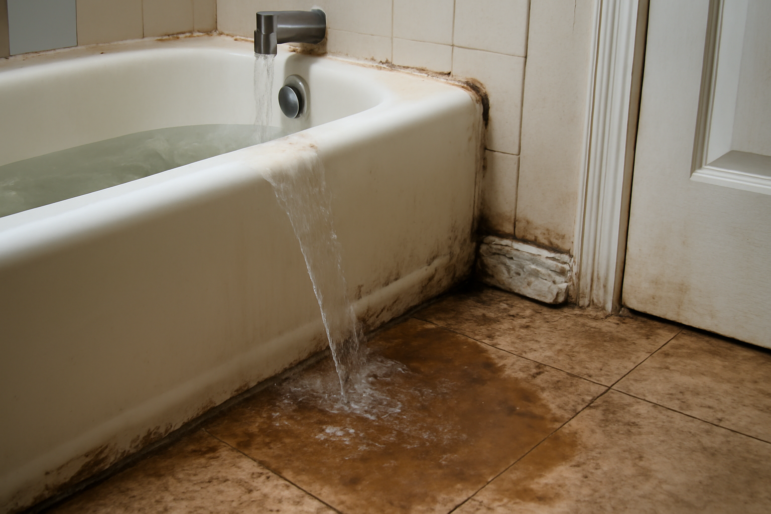 Bathtub Overflow Water Removal in Aldine, TX