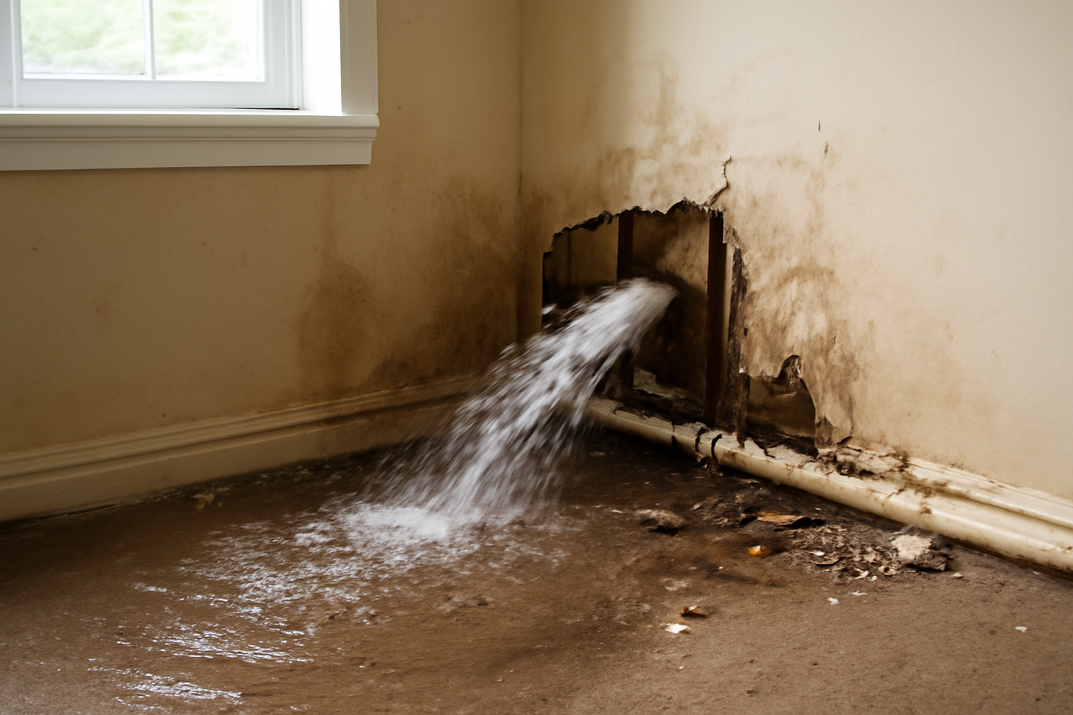 Burst Pipe Water Removal in Aldine, TX