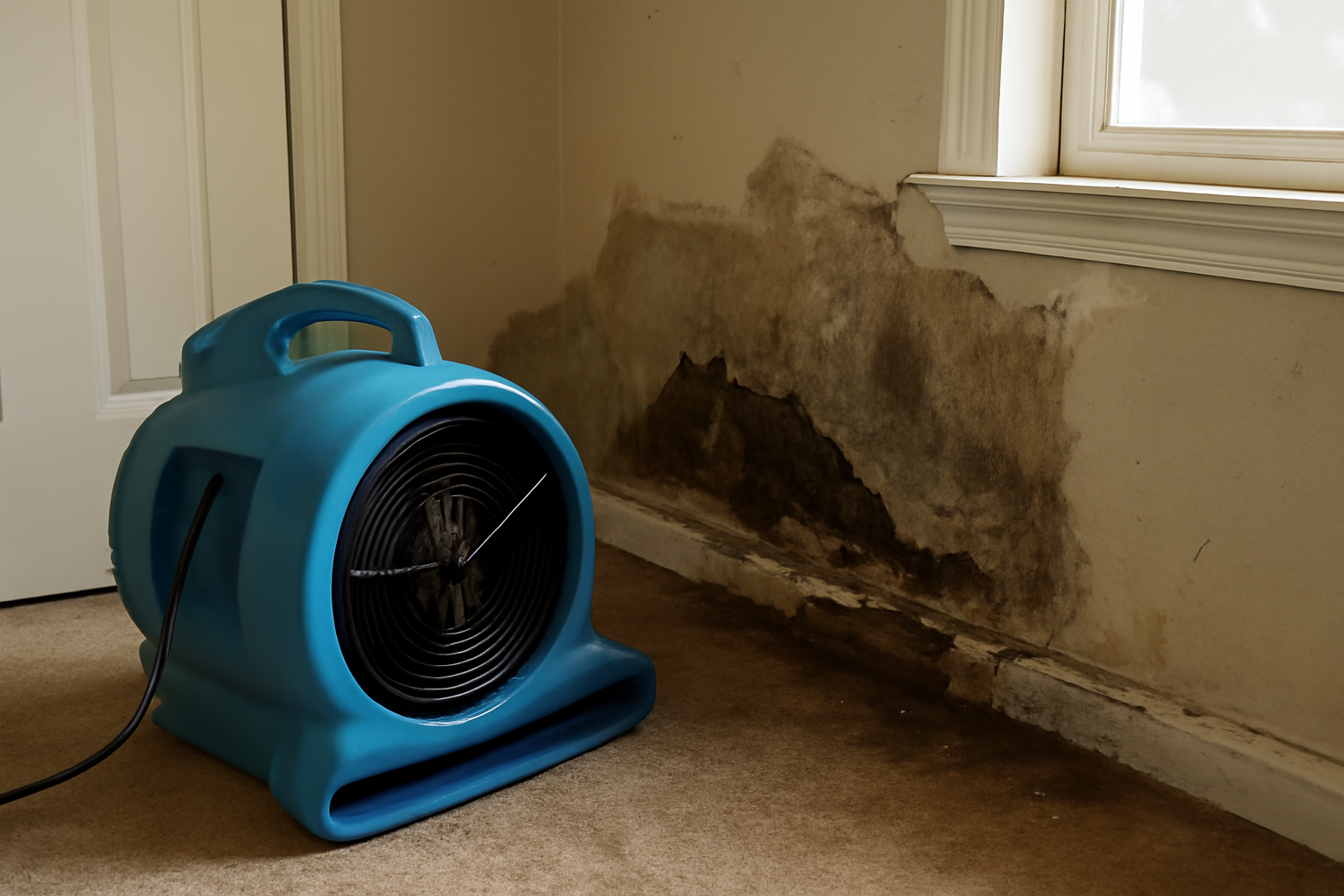High-Velocity Air Mover Drying in Brookside Village, TX