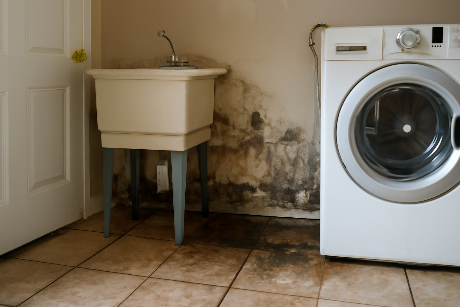 Laundry Room Water Damage Restoration in Bridgeland, TX