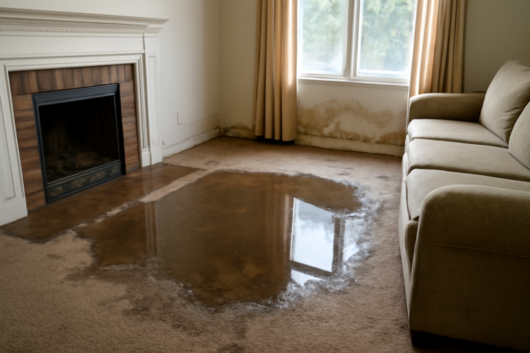 Living Room Water Removal