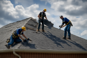 Storm damage repair service