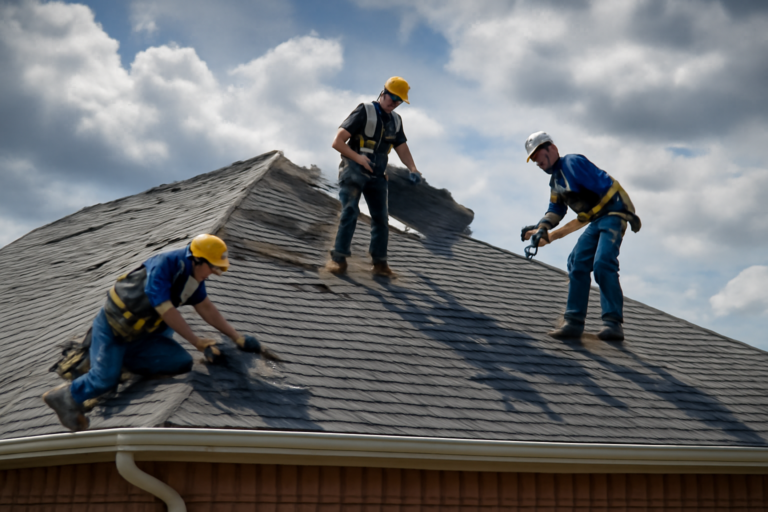 Storm damage repair service