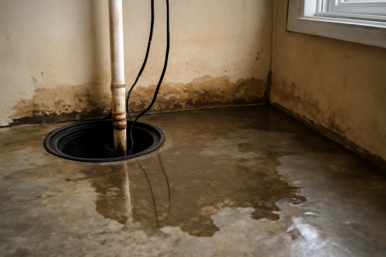 Sump Pump Failure Water Removal