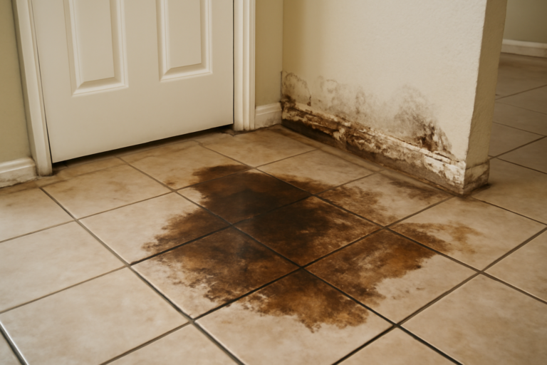 Tile Floor Water Damage Restoration