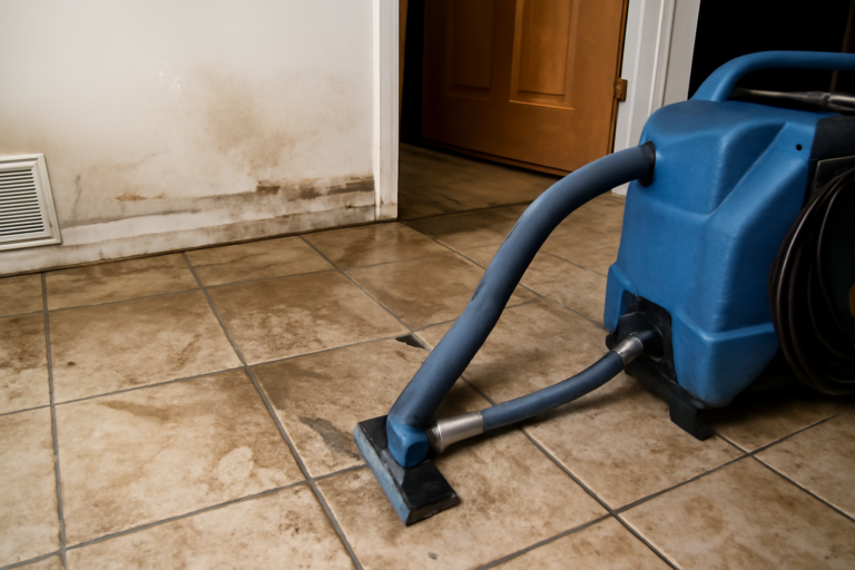 Tile Floor Water Extraction